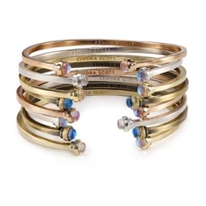 Kendra Scott Kriss Bangle Set In Mixed Metals